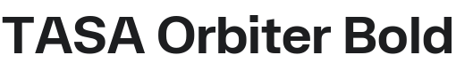 TASA Orbiter Bold Font Preview