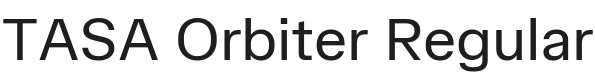 TASA Orbiter Font Preview