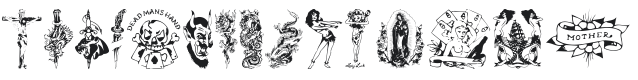 Tattoo Parlour Font Preview