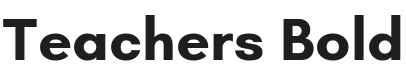 Teachers Bold Font Preview