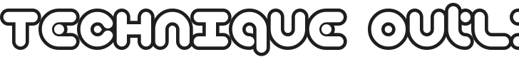 Technique OL BRK Font Preview