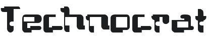 Technocrat Font Preview