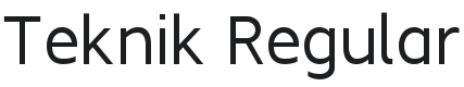 Teknik Font Preview