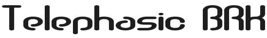 Telephasic Font Preview