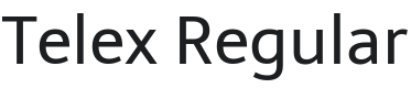 Telex Font Preview