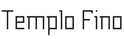 Templo Font Preview