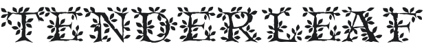 Tenderleaf Font Preview