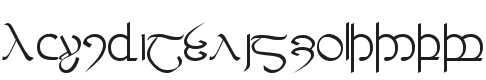 Tengwar 3 4 5 Font Preview