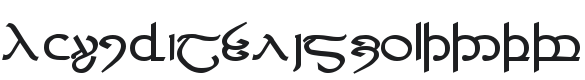 Tengwar ver 4 Font Preview