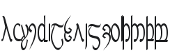Tengwar ver 5 Font Preview