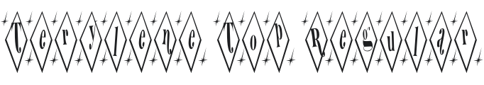 Terylene Top Font Preview