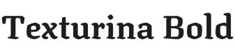 Texturina Bold Font Preview