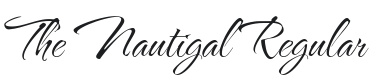 The Nautigal Font Preview