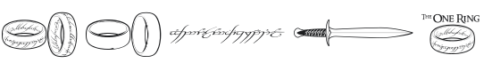 The One Ring Font Preview