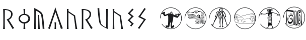 The Roman Runes Alliance Font Preview