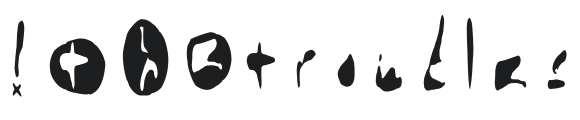 !The Troubles Font Preview
