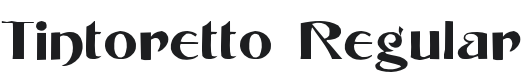 Tintoretto Font Preview