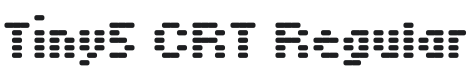 Tiny5 CRT Regular Font Preview