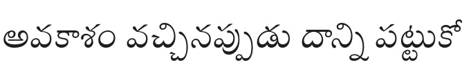 Tiro Telugu Italic Font Preview
