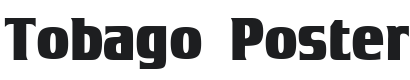 Tobago Poster Font Preview