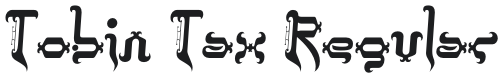Tobin Tax Font Preview