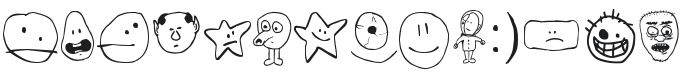 Tombats Smilies Font Preview