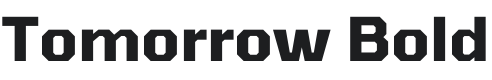 Tomorrow Bold Font Preview