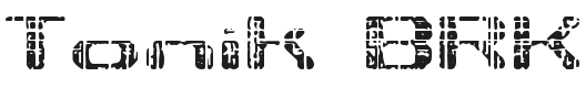 Tonik Font Preview