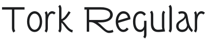 Tork Font Preview