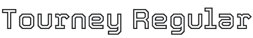 Tourney Font Preview