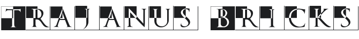 Trajanus Bricks Xtra Font Preview