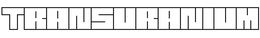 Transuranium Font Preview