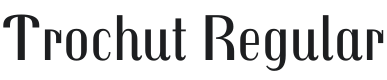 Trochut Font Preview