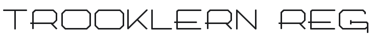 Trooklern Font Preview