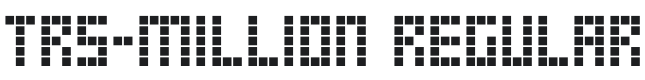 TRS Million Font Preview