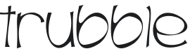 Trubble Font Preview
