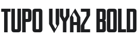 Tupo Vyaz Bold Font Preview