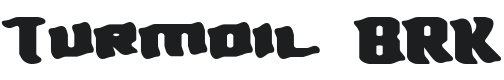 Turmoil Font Preview