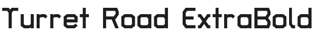 Turret Road ExtraBold Font Preview