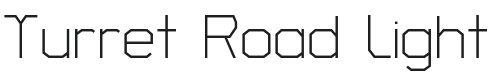 Turret Road Light Font Preview