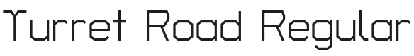 Turret Road Font Preview
