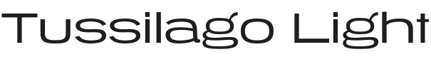 Tussilago Font Preview