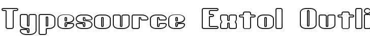 Typesource Extol O BRK Font Preview