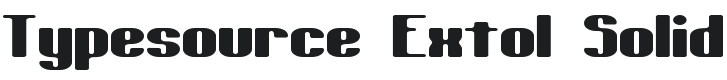 Typesource Extol Font Preview