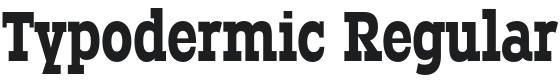 Typodermic Font Preview