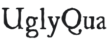 UglyQua Font Preview