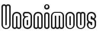 Unanimous Font Preview