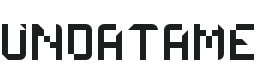 UNDATAME Font Preview