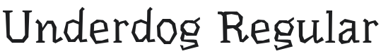 Underdog Font Preview