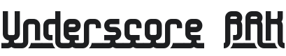 Underscore Font Preview